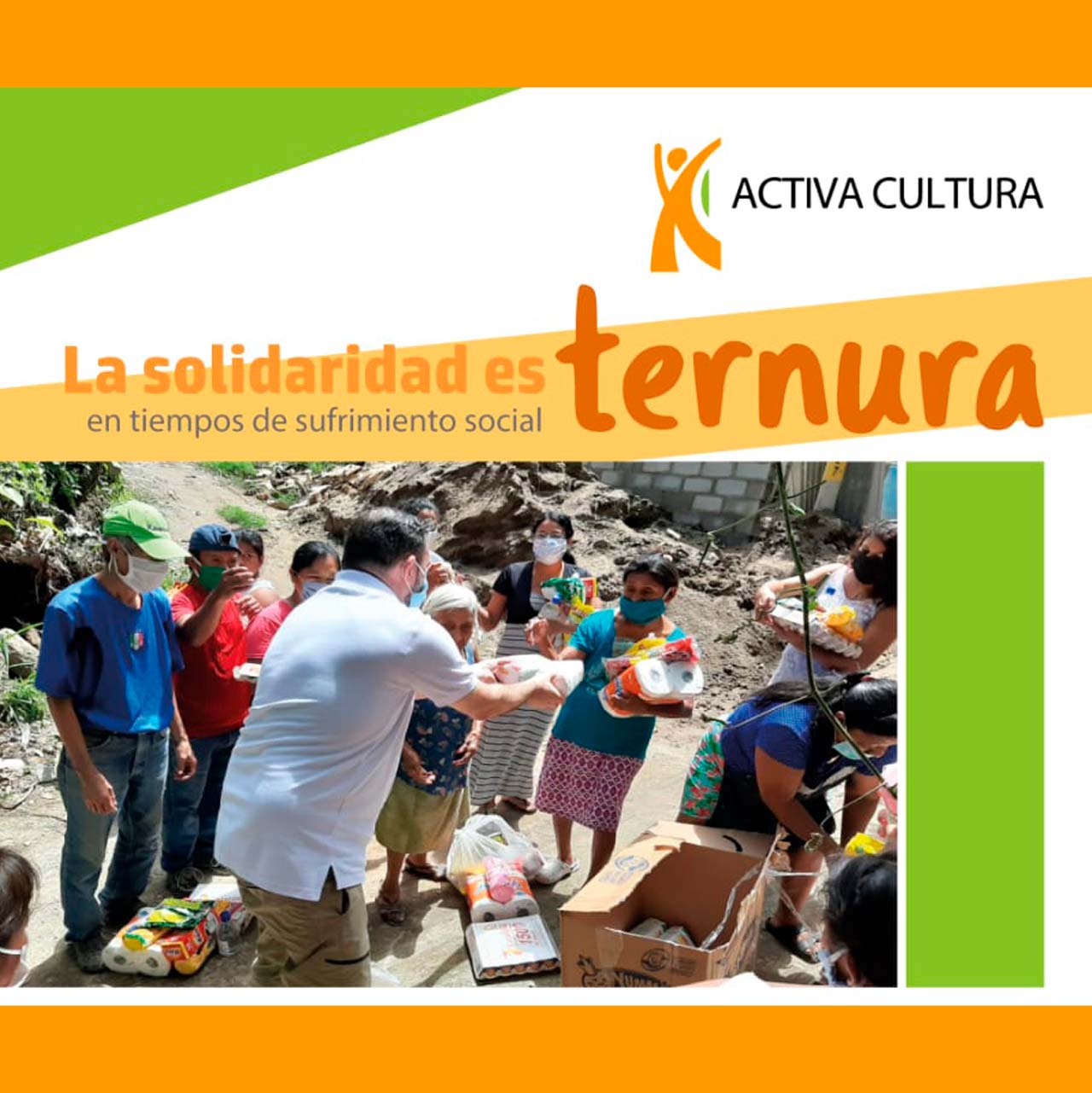 La solidaridad es ternura en tiempos de sufrimiento social